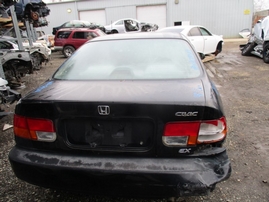 1998 HONDA CIVIC EX 2DR BLACK 1.6L VTEC AT Z17519